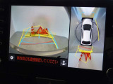 バックガイドモニターを装備しています、車庫入れもラクラクです。パノラミックビューモニターを搭載しています、上からの画像も表示されます。
