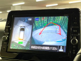 【アラウンドビューモニター】専用のカメラにより、上から見下ろしたような視点で360度クルマの周囲を確認することができます☆死角部分も確認しやすく、狭い場所での切り返しや駐車もスムーズに行えます。