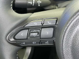 ステアリングスイッチ装備!運転しながら手元でオーディオの操作などができます。