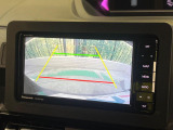 【バックカメラ】駐車時に後方がリアルタイム映像で確認できます。大型商業施設や立体駐車場での駐車時や、夜間のバック時に大活躍!運転スキルに関わらず、今や必須となった装備のひとつです!