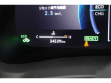 視認性の高いメーター回り。