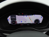 必要に応じてメーター内に地図や車両のインフォメーションなどを切り替え表示できる12.3インチバーチャルコクピット