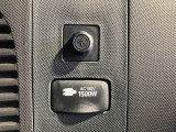 【1500Wアクセサリーコンセント】消費電力1500Wまでの家電が使えます。キャンプやスポーツ・アウトドアでのアクティビティはもちろん、災害・停電の際に大活躍♪