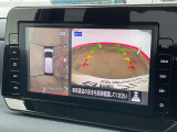 真上から見下ろせるアラウンドビューモニターです