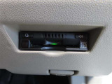 ETC車載器付きです。高速道路の料金所もスムーズに通過できます。