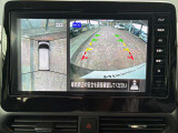 バック時に自車の真後ろの映像&上から見下ろした映像を映してくれますのでラクラク駐車が可能です(^_^)-☆