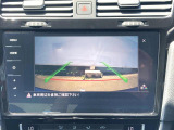 リアビューカメラを装備、狭い駐車場も安心です。