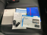 取扱説明書やメンテナンスノートもそろっています。
