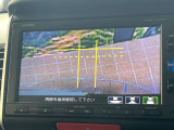 【バックカメラ】駐車時に後方がリアルタイム映像で確認できます。大型商業施設や立体駐車場での駐車時や、夜間のバック時に大活躍!運転スキルに関わらず、今や必須となった装備のひとつです!