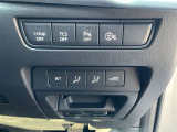 運転席回りのスイッチで安全装備のON/OFFも簡単に!