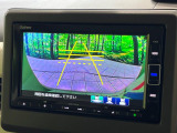 【バックカメラ】駐車時に後方がリアルタイム映像で確認できます。大型商業施設や立体駐車場での駐車時や、夜間のバック時に大活躍!運転スキルに関わらず、今や必須となった装備のひとつです!