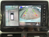 バック時に自車の真後ろの映像&上から見下ろした映像を映してくれますのでラクラク駐車が可能です(^_^)-☆