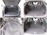 CX-5シリーズ伝統&好評のトランクスペース。後席中央部が単独で倒せるので4人乗車&長い荷物も積めちゃいます!