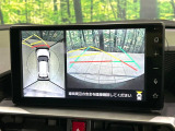 【パノラミックビューモニター】専用のカメラにより、上から見下ろしたような視点で360度クルマの周囲を確認することができます☆死角部分も確認しやすく、狭い場所での切り返しや駐車もスムーズに行えます。