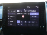 地デジ対応、フルセグデジタルTV放送が視聴できます。