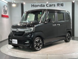 全国納車可 第三者機関証明書付 1年保証 ナビVXM-185VFi TV Rカメラ CD録音 BTオ-ディオ DVD ETC LEDライト装備のN-BOXカスタム G・Lターボホンダセンシング入庫!