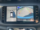 アラウンドビューモニターです☆車の前後左右にカメラがついており駐車時には上から車を見たような画面が見れますので、4方向の状況を確認することができる便利な機能です☆