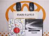 スマートキー付。取扱説明書とメンテナンスノートもあります☆品質評価シート付いてます!トヨタ認定中古車ライト!!