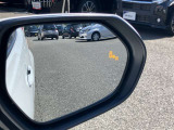 ブラインドスポットモニター★後方側から接近してくる車両を検知して危険をお知らせしてくれます。