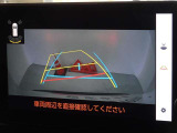 バックガイドモニターを装備しています、車庫入れもラクラクです。