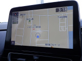 純正ナビです。見やすい地図画面です。