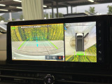 【アラウンドビューモニター】専用のカメラにより、上から見下ろしたような視点で360度クルマの周囲を確認することができます☆死角部分も確認しやすく、狭い場所での切り返しや駐車もスムーズに行えます。