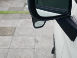 左側の死角を確認できるミラー付きです。