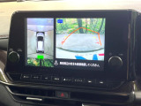 【アラウンドビューモニター】専用のカメラにより、上から見下ろしたような視点で360度クルマの周囲を確認することができます☆死角部分も確認しやすく、狭い場所での切り返しや駐車もスムーズに行えます。