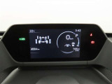 視認性の良いシンプルなメーターです。