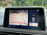 360度ビュー機能付きバックカメラは視認性も良好です