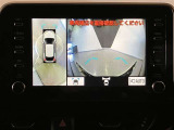 複数のカメラの映像をもとに、クルマを真上から見ているような映像をドライバーに提供し駐車をサポートする機能です。