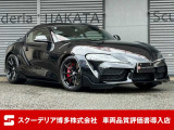 R7年11月登録・GRスープラ・RZ・2025年モデル・6速MT・ブラックメタリック・ブレンボ製ブレーキキャリパー・カーボントランクスポイラー&インテリアパネル・JBLサウンド・ヘッドアップディスプレイ・禁煙車。
