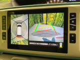 【パノラミックビューモニター】専用のカメラにより、上から見下ろしたような視点で360度クルマの周囲を確認することができます☆死角部分も確認しやすく、狭い場所での切り返しや駐車もスムーズに行えます。
