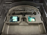 もしもの時に安心なパンク修理キット、工具、ジャッキ搭載