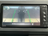 サイドの死角になる部分もモニターで確認できます。