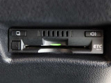 ETC車載器付きです。高速道路の料金所もスムーズに通過できます。