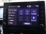 CD・DVD(再生機能)・ブルートゥース等を使用することができます。