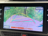 【バックカメラ】駐車時に後方がリアルタイム映像で確認できます。大型商業施設や立体駐車場での駐車時や、夜間のバック時に大活躍!運転スキルに関わらず、今や必須となった装備のひとつです!