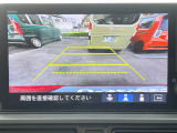 車庫入れ時に安心のバックカメラがついています。