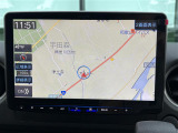 【カーナビ】ナビ利用時のマップ表示は見やすく、いつものドライブがグッと楽しくなります。