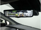 デジタルインナーミラー装備!車両後方のカメラの映像をデジタル補正で視認性を向上させてインナーミラー内に表示します♪視界を遮るものがなく、後席に同乗者がいても後方を確認しやすく安心です♪