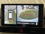 見えづらい車体後方部を映像で映し出してしっかりサポート!難しいバック駐車も安心です♪