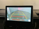 バックギアに入れると、このように後方が映し出されます!最終確認はご自身の目と耳で必ず行ってください!安全第一で♪