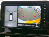 アラウンドビューモニターは車両の上空から見下ろすような映像で全方向見れるので、車庫入れが楽になります♪