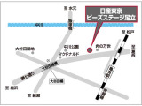電車ご利用の方はJR常磐線各駅停車『亀有』駅下車!改札口を出て左方向北口へ♪直ぐに右向き高架線沿いを松戸方面へ150m進み環七通りに出たら左方向へ♪350m進むと右側に日産の看板が見えてきます♪徒歩約7分です