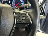 前方の車との車間を設定し、スピードを上げたり緩めたりを自動で行ってくれる追尾式の「レーダークルーズ」。上級装備の一つです!高級車にしかつかない嬉しい機能です。