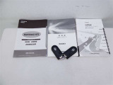 取扱説明書、メンテナンスノートが揃っています。スマートキーは、カギを取り出す手間がなく施錠開錠・エンジン始動ができる便利なキーです。