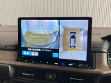 【バックカメラ】リバースにするだけで映ります、後方の安全確認や、狭い駐車場での車庫入れ、雨の日や夜間など視界の悪い時に便利です!安全にバックする為には欠かせない装備です。
