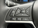 ステアリングスイッチで、ハンドルから手を離さずにボリューム調整やオーディオ操作などが可能です!