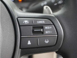 ◆アダプティブクルーズコントロール◆予め設定した車速内でクルマが自動的に加減速。前走車との適切な車間距離を維持しながら追従走行します。【LKAS】車線維持支援システムでステアリング操作を支援。